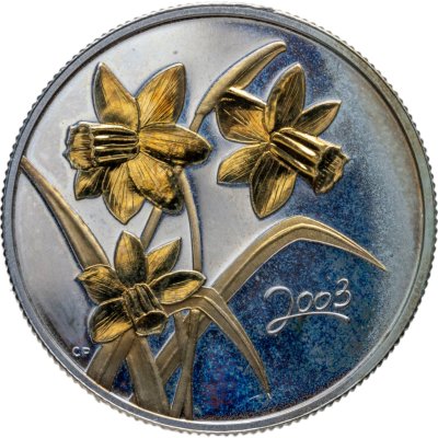купить Канада 50 центов (cents) 2003 Цветы
