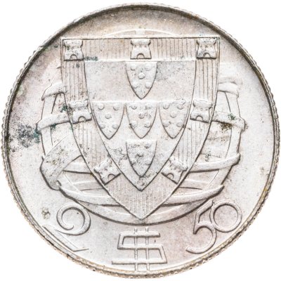 купить Португалия 2,5 эскудо (escudos) 1951