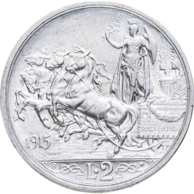 купить Италия 2 лиры 1915