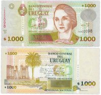 купить Уругвай 1000 песо 2011 Pick 91c