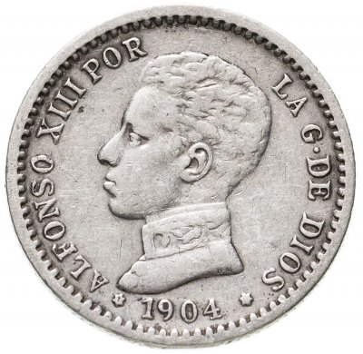 купить Испания 50 сентимо (centimos) 1904 (Альфонсо XIII)