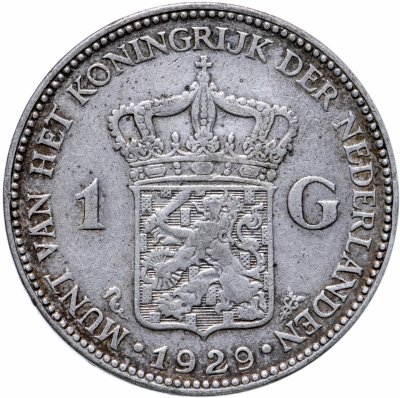 купить Нидерланды 1 гульден (gulden) 1929