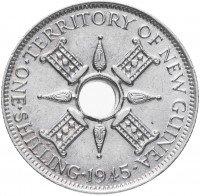 купить Новая Гвинея 1 шиллинг 1945