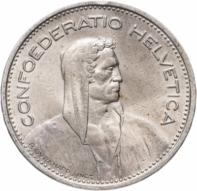 купить Швейцария 5 франков 1931