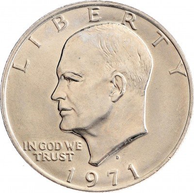 купить США 1 доллар (dollar) 1971 D "Эйзенхауэр"