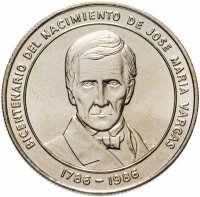 Купить Венесуэла 100 боливаров (bolivares) 1986 "200 лет со дня рождения Хосе Мария Варгаса"