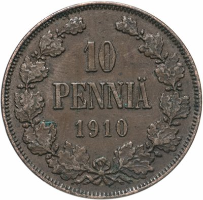 купить 10 пенни (pennia) 1910