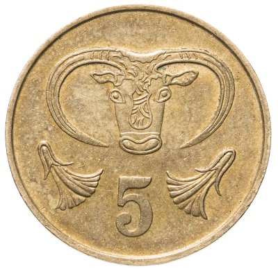 купить Кипр 5 центов (cents) 1983