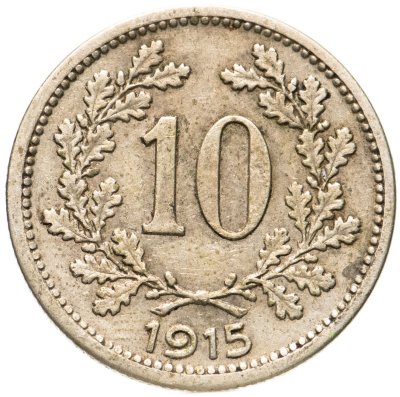 купить Австрия 10 геллеров (heller) 1915