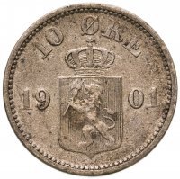 купить Норвегия 10 эре (ore) 1901