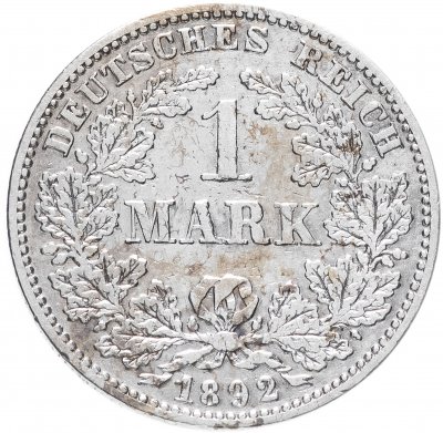 купить Германия, Германская Империя 1 марка 1892 E