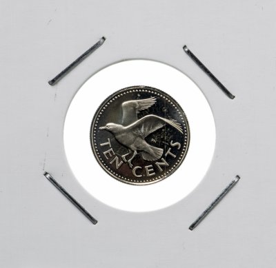 купить Барбадос 10 центов (cents) 1973