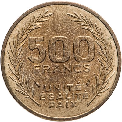купить Джибути 500 франков (francs) 1991