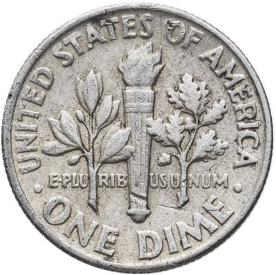 купить США 10 центов (дайм, one dime) 1964 "Silver Roosevelt Dime"
