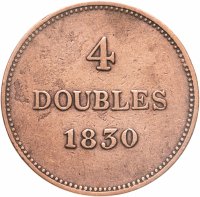 купить Гернси 4 дубля 1830