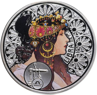 купить Ниуэ 1 доллар 2011 "Знаки Зодиака - Весы"