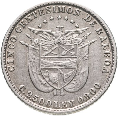 купить Панама 5 сентесимо (centesimos) 1904