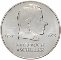 купить Германия (ГДР) 20 марок 1972 "Фридрих фон Шиллер"