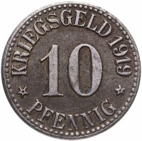 купить Германия (Кассель) нотгельд 10 пфеннигов 1919