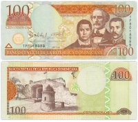 купить Доминиканская республика 100 песо 2009 (Pick 177b)