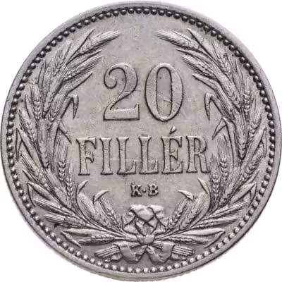 купить Венгрия 20 филлеров (filler) 1894