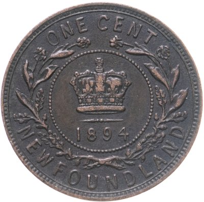 купить Ньюфаундленд 1 цент (cent) 1894