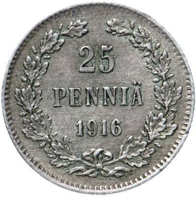 купить 25 пенни (pennia) 1916 S