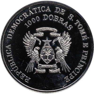 купить Сан-Томе и Принсипи 1000 добр (dobras) 1996 100 лет Олимпийским играм, Барселона 1992