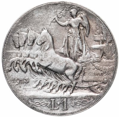купить Италия 1 лира 1913