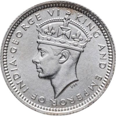 купить Малайя 5 центов 1943-1945 с портретом короля Георга VI