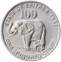 купить 100 центов 1997 Эритрея