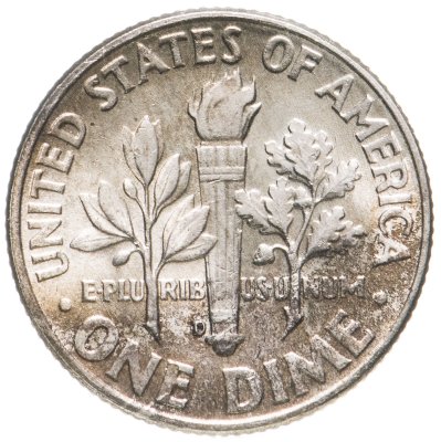купить США 1 дайм (10 центов, dime) 1963 D