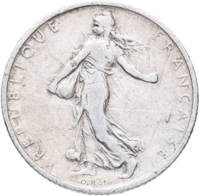 купить Франция 1 франк (franc) 1898-1920