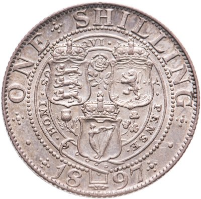 купить Великобритания 1 шиллинг (shilling) 1897
