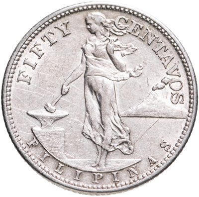 купить Филиппины 50 сентаво (centavos) 1944
