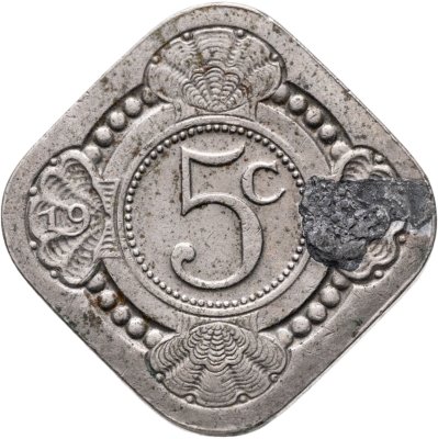 купить Нидерланды 5 центов (cents) 1913-1940