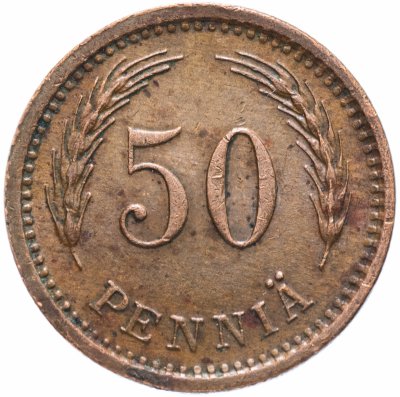 купить Финляндия 50 пенни (pennia) 1942