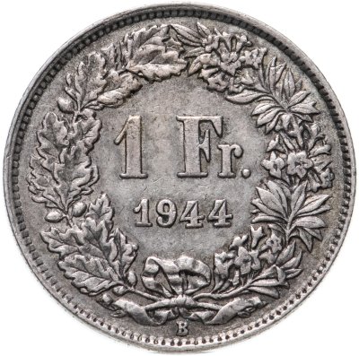 купить Швейцария 1 франк (franc) 1944