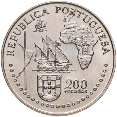 купить Португалия 200 эскудо (escudos) 1994 "500 лет с момента заключения Тордесильясского договора"