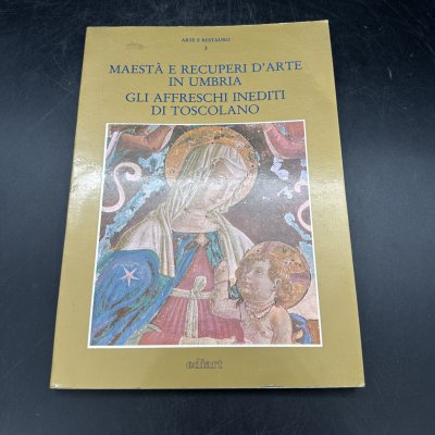 купить Альбом "Maesta e recuperi d'arte in umbria. Gli Affreschi Inediti di Toscolano" (на итальянском), бумага, печать, Италия, 1985 г.