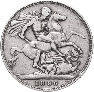 купить Великобритания 1 крона (crown) 1896 Дата на гурте LX