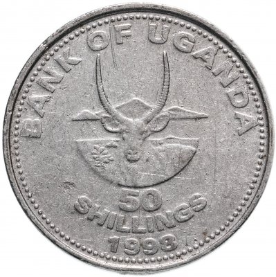 купить Уганда 50 шиллингов (shillings) 1998-2015, случайная дата