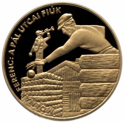 купить Венгрия 200 форинтов (forint, ketszaz) 2001 "Детская литература - Мальчик с улицы Пал"