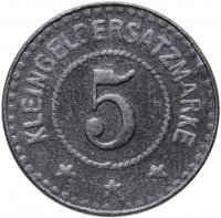 купить Германия, Вайден 5 пфенниг 1917