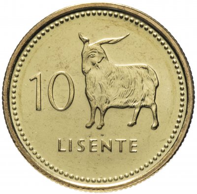 купить Лесото 10 лисенте (lisente) 2018