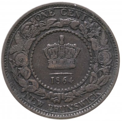 купить Канада провинция Нью-Брунсвик 1 цент 1864