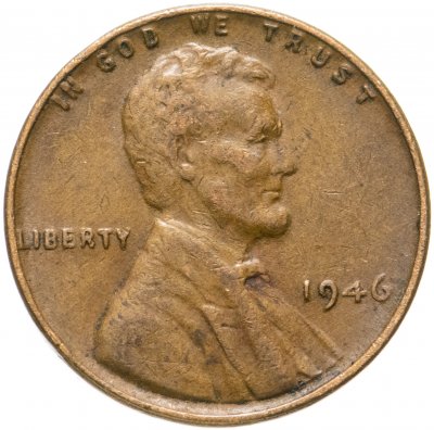 купить США 1 цент (cent) 1946 без обозначения монетного двора
