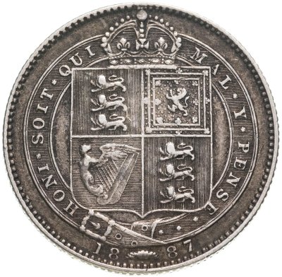 купить Великобритания 1 шиллинг (shilling) 1887