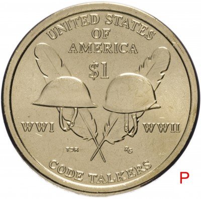купить США 1 доллар (dollar) 2016 Р "Коренные Американцы - Индейцы-радисты"