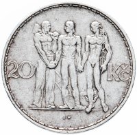 купить Чехословакия 20 крон 1933